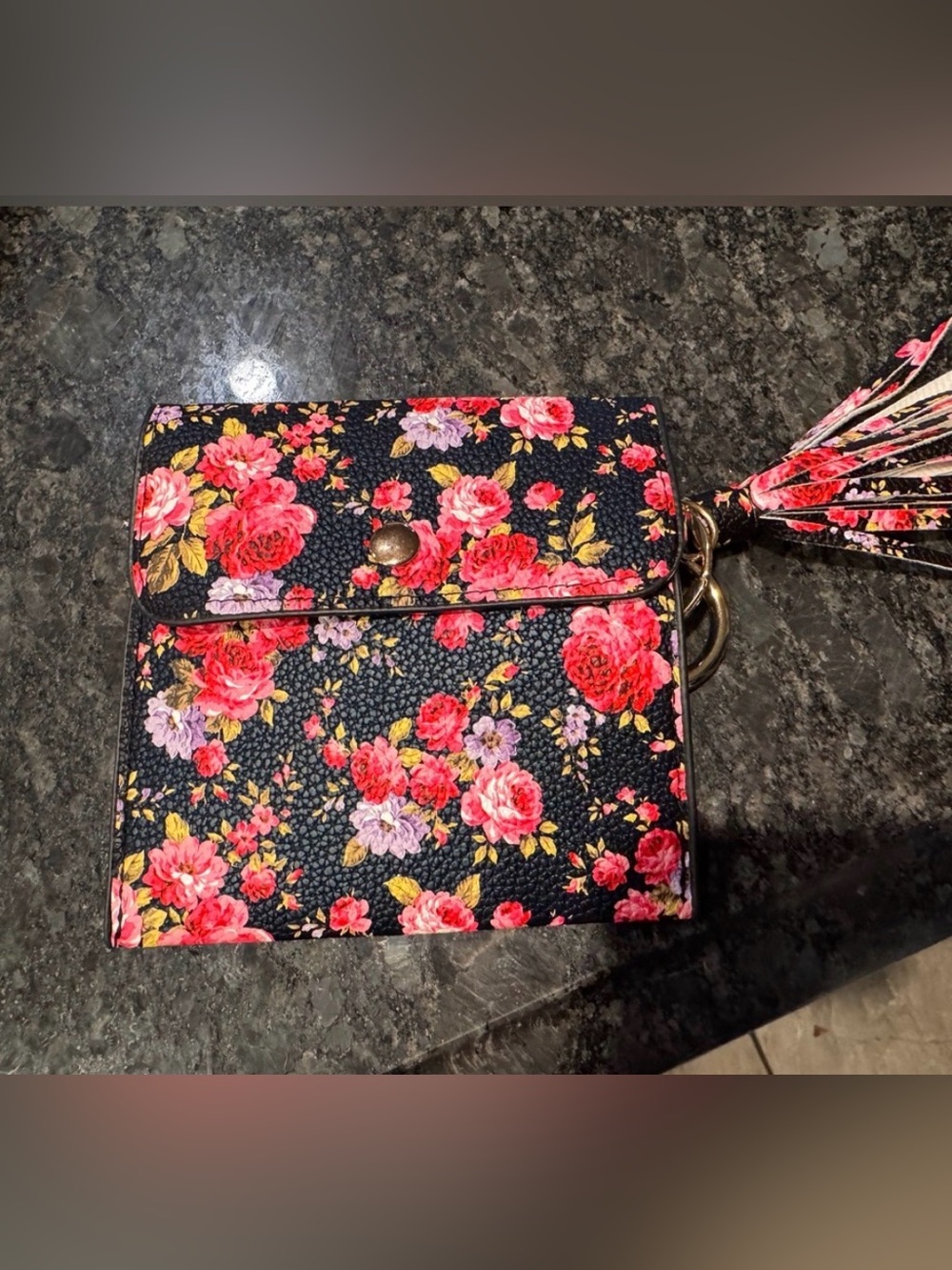 Floral Women's Coin Pouch